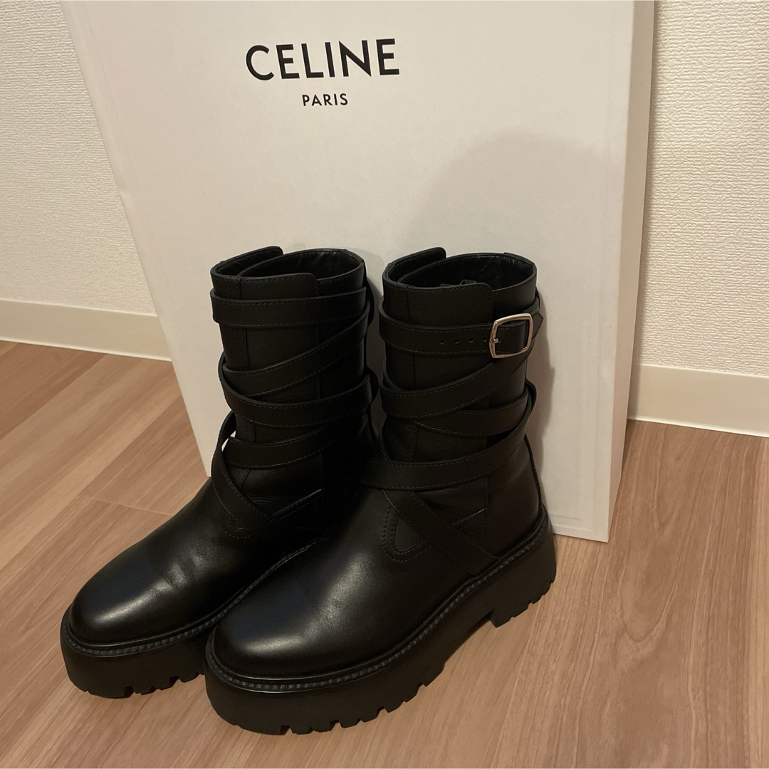 46500円 CELINE - 【美品】セリーヌバルキーミドルブーツ 36 46500円 CELINE - 【美品】セリーヌバルキーミドルブーツ 36