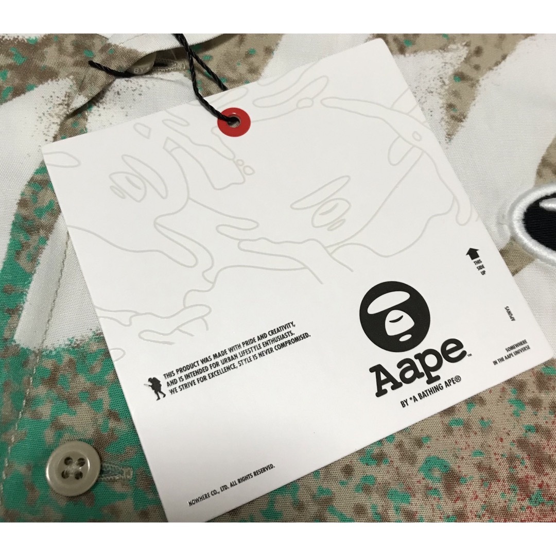 アベイシングエイプ スプレー オープンシャツ