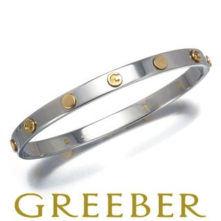 GUCCI - グッチ ブレスレット ロゴ バングル K18YG/SS の通販 by GUCCI - グッチ ブレスレット ロゴ バングル K18YG/SS の通販 by