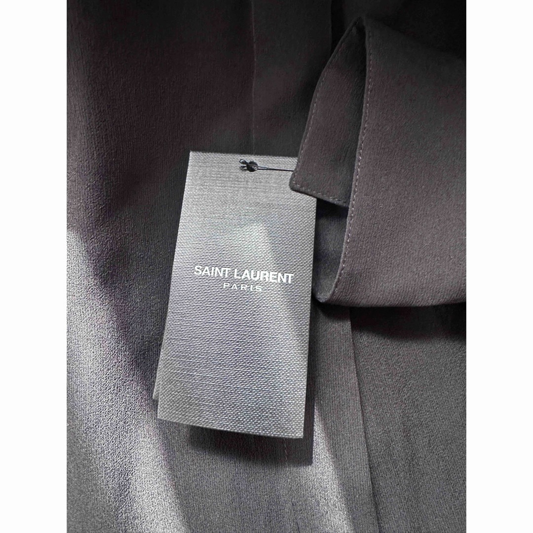 SAINT LAURENT - 新品 サンローラン タグ付き シアーシャツ SAINT LAURENT - 新品 サンローラン タグ付き シアーシャツ