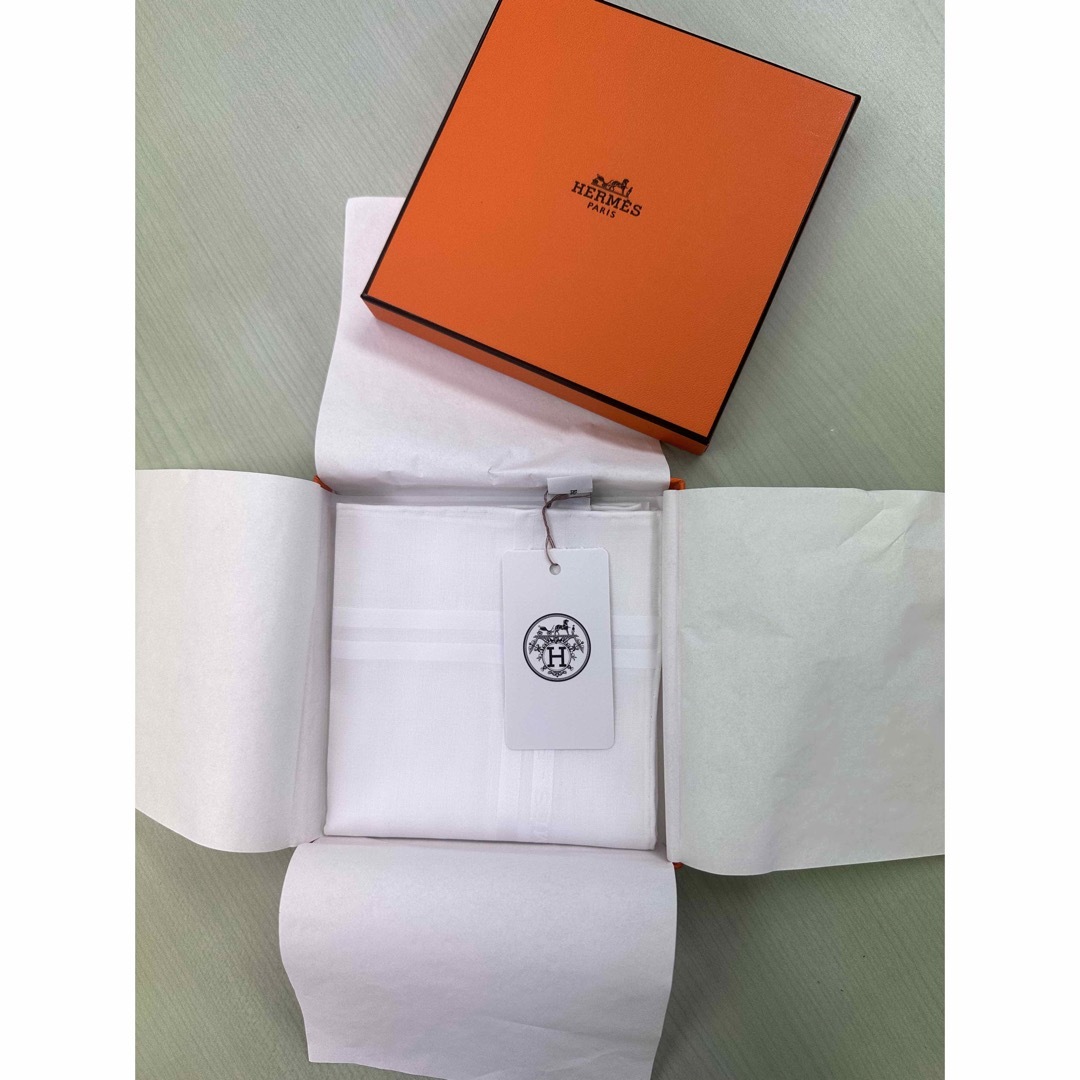 HERMES - エルメスハンカチ 純白の通販 by SOHO's shop HERMES - エルメスハンカチ 純白の通販 by SOHO's shop