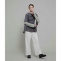 【クリーム】【FREE】easy stitch pants