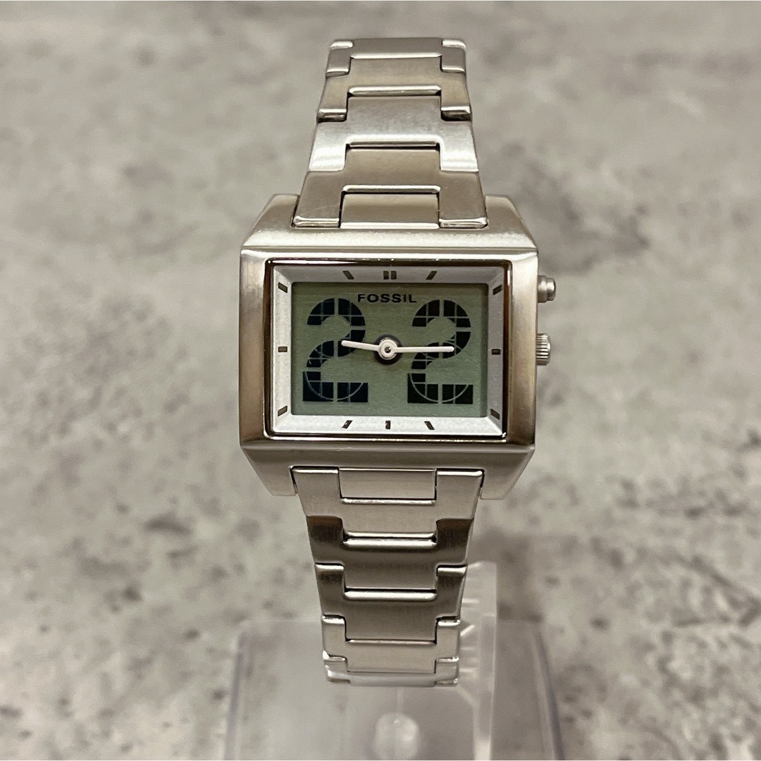 FOSSIL - 希少 美品 Fossil big tic スクエア ビンテージ 腕時計 FOSSIL - 希少 美品 Fossil big tic スクエア ビンテージ 腕時計