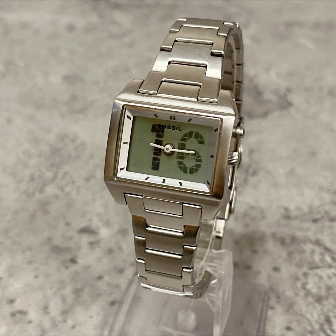 FOSSIL - 希少 美品 Fossil big tic スクエア ビンテージ 腕時計 FOSSIL - 希少 美品 Fossil big tic スクエア ビンテージ 腕時計