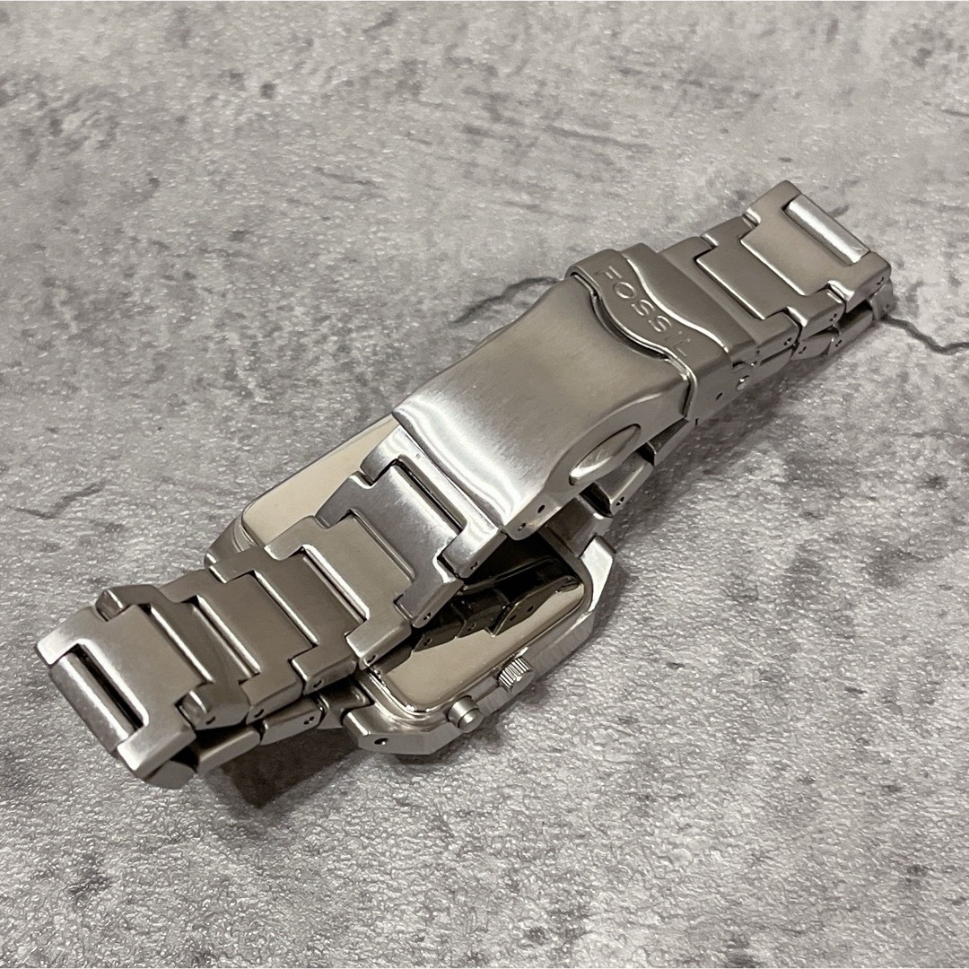 FOSSIL - 希少 美品 Fossil big tic スクエア ビンテージ 腕時計 FOSSIL - 希少 美品 Fossil big tic スクエア ビンテージ 腕時計