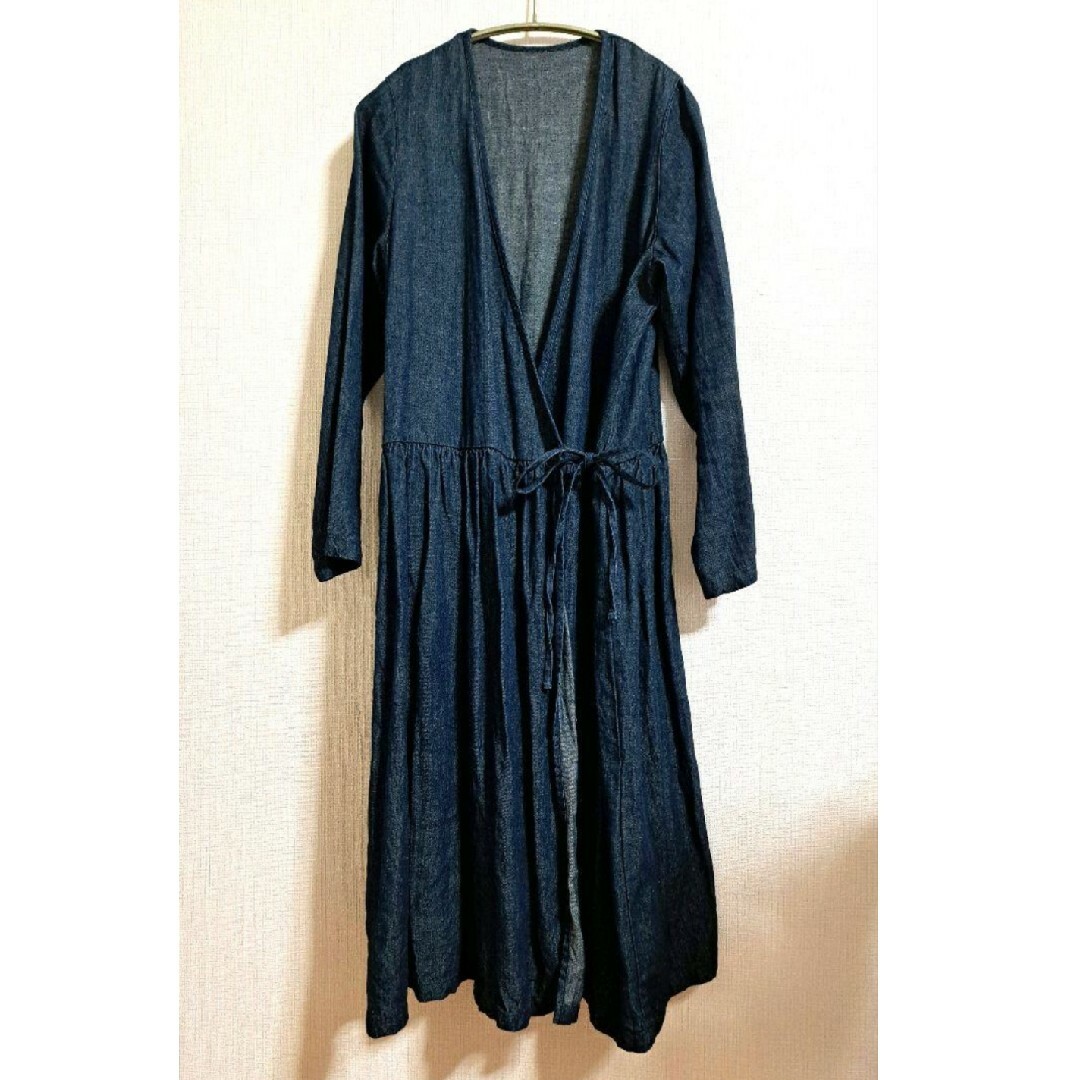 nest robe ネストローブ リネン デニム カシュクール ワンピース nest robe ネストローブ リネン デニム カシュクール ワンピース