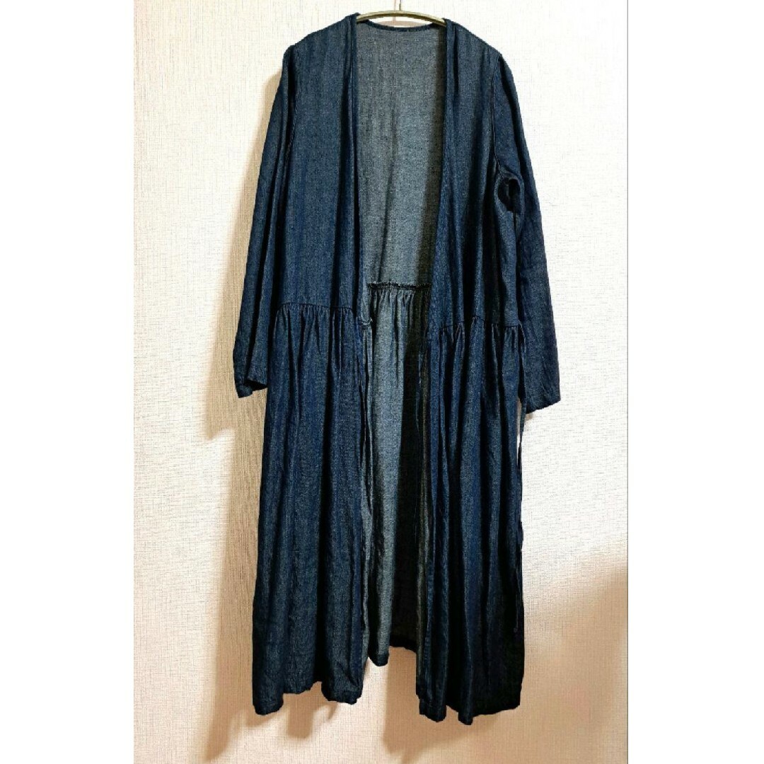 nest robe ネストローブ リネン デニム カシュクール ワンピース nest robe ネストローブ リネン デニム カシュクール ワンピース