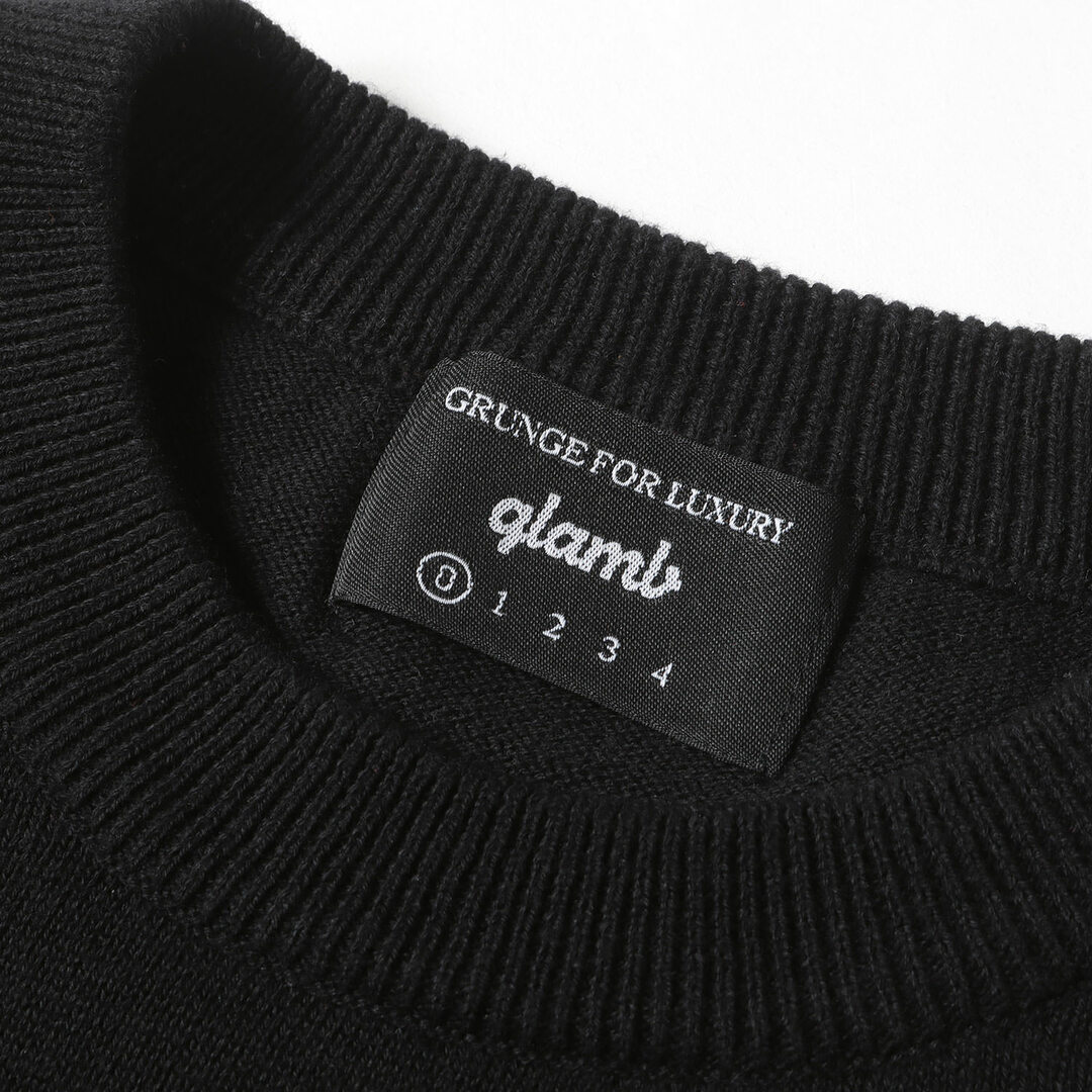 glamb - glamb グラム ニット サイズ:0 ブランドロゴ刺繍 glamb - glamb グラム ニット サイズ:0 ブランドロゴ刺繍