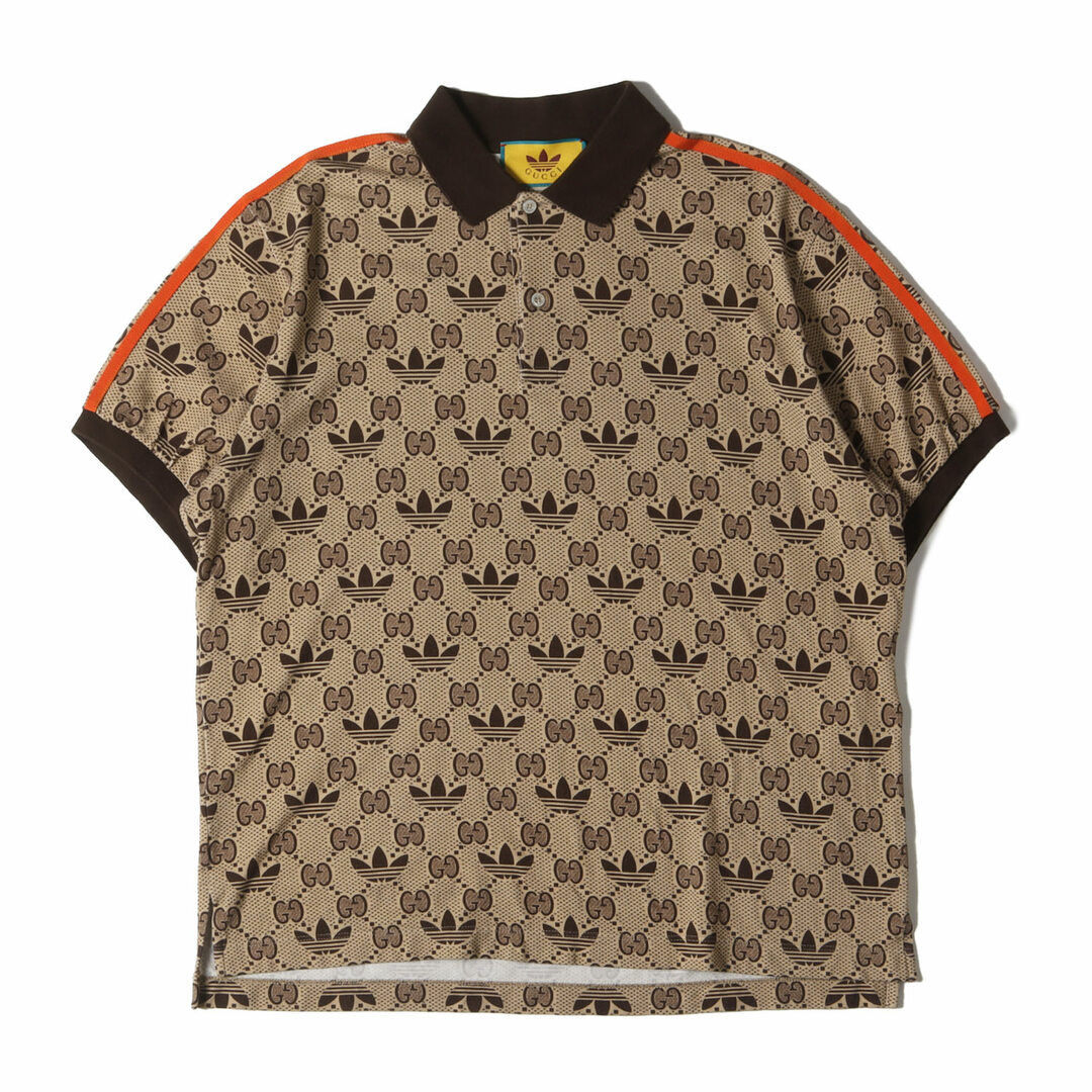GUCCI - GUCCI グッチ ポロシャツ サイズ:L 22AW adidas GG GUCCI - GUCCI グッチ ポロシャツ サイズ:L 22AW adidas GG