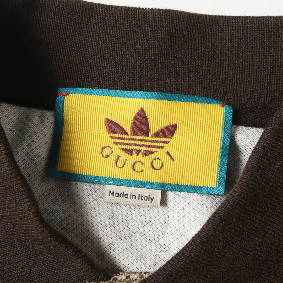 GUCCI - GUCCI グッチ ポロシャツ サイズ:L 22AW adidas GG GUCCI - GUCCI グッチ ポロシャツ サイズ:L 22AW adidas GG