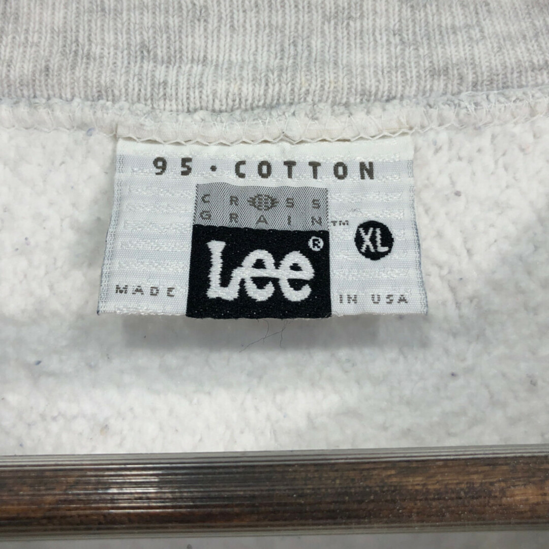 Lee - 90年代 USA製 Lee リー CROSS GRAIN スウェット ワン Lee - 90年代 USA製 Lee リー CROSS GRAIN スウェット ワン