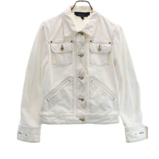 GUCCI - グッチ イタリア製 長袖 デニムジャケット 40 ホワイト GUCCI - グッチ イタリア製 長袖 デニムジャケット 40 ホワイト