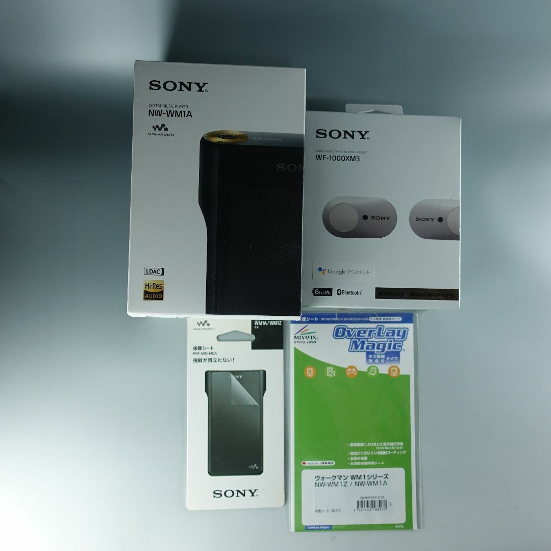 NW-1WM1A+WF-1000XM3+保護シート（2枚）