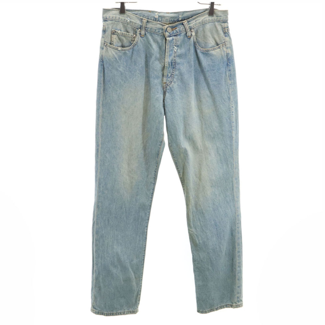 RRL - RRL USA製 ボタンフライ ストレートデニムパンツ w33 RRL - RRL USA製 ボタンフライ ストレートデニムパンツ w33