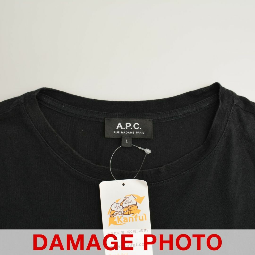 A.P.C - 【APC】ロゴ刺繍半袖Tシャツの通販 by ブランド古着の A.P.C - 【APC】ロゴ刺繍半袖Tシャツの通販 by ブランド古着の