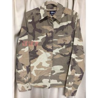 ステューシー(STUSSY)のstussy オールドステューシー 90’sレディースシャツ ヴィンテージ希少(シャツ/ブラウス(長袖/七分))