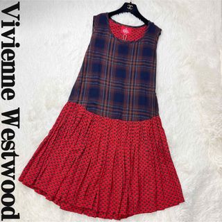 人気♡美品♡ヴィヴィアンウエストウッド チェック 花柄 人気♡美品♡ヴィヴィアンウエストウッド チェック 花柄