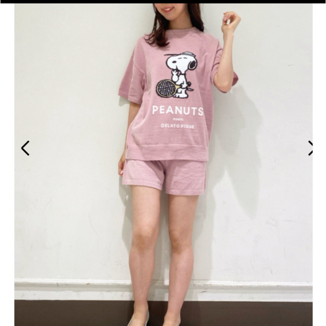 新品♡ジェラートピケPEANUTSプルオーバー&ジャガードショート 新品♡ジェラートピケPEANUTSプルオーバー&ジャガードショート