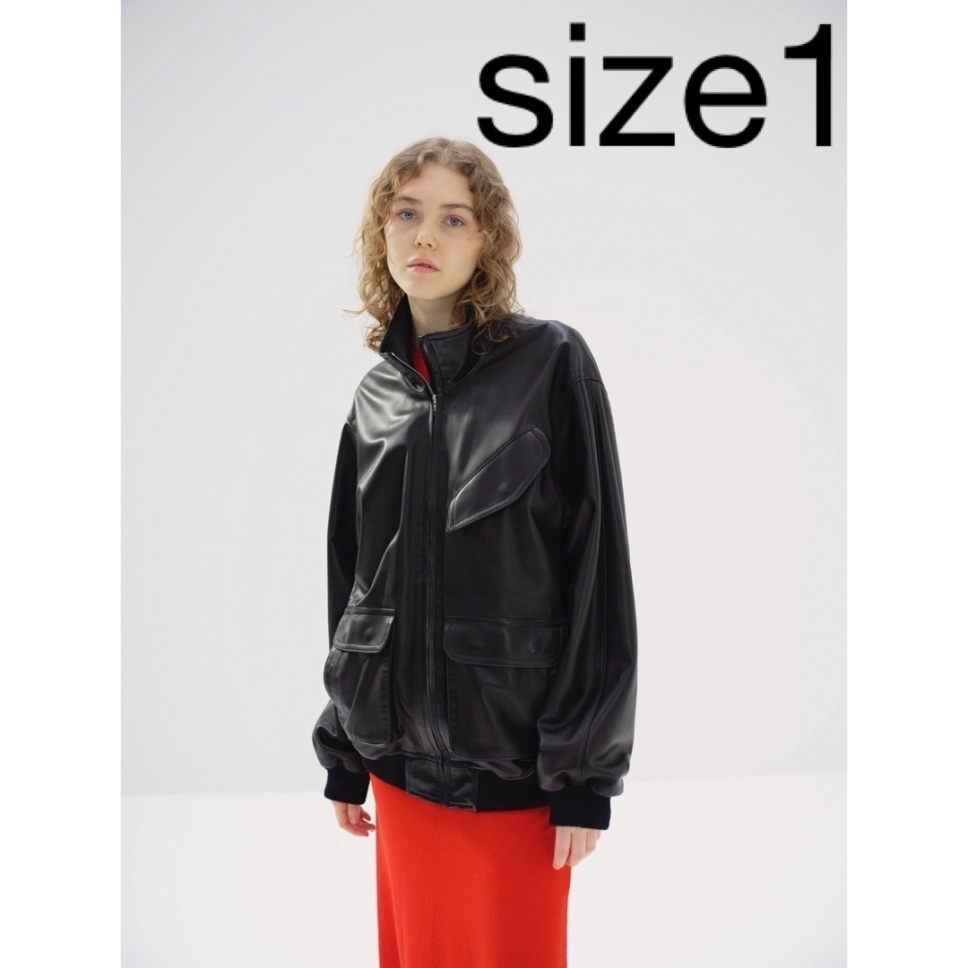 AURALEE - auralee lamb leather zip blouson black 1の通販 by AURALEE - auralee lamb leather zip blouson black 1の通販 by