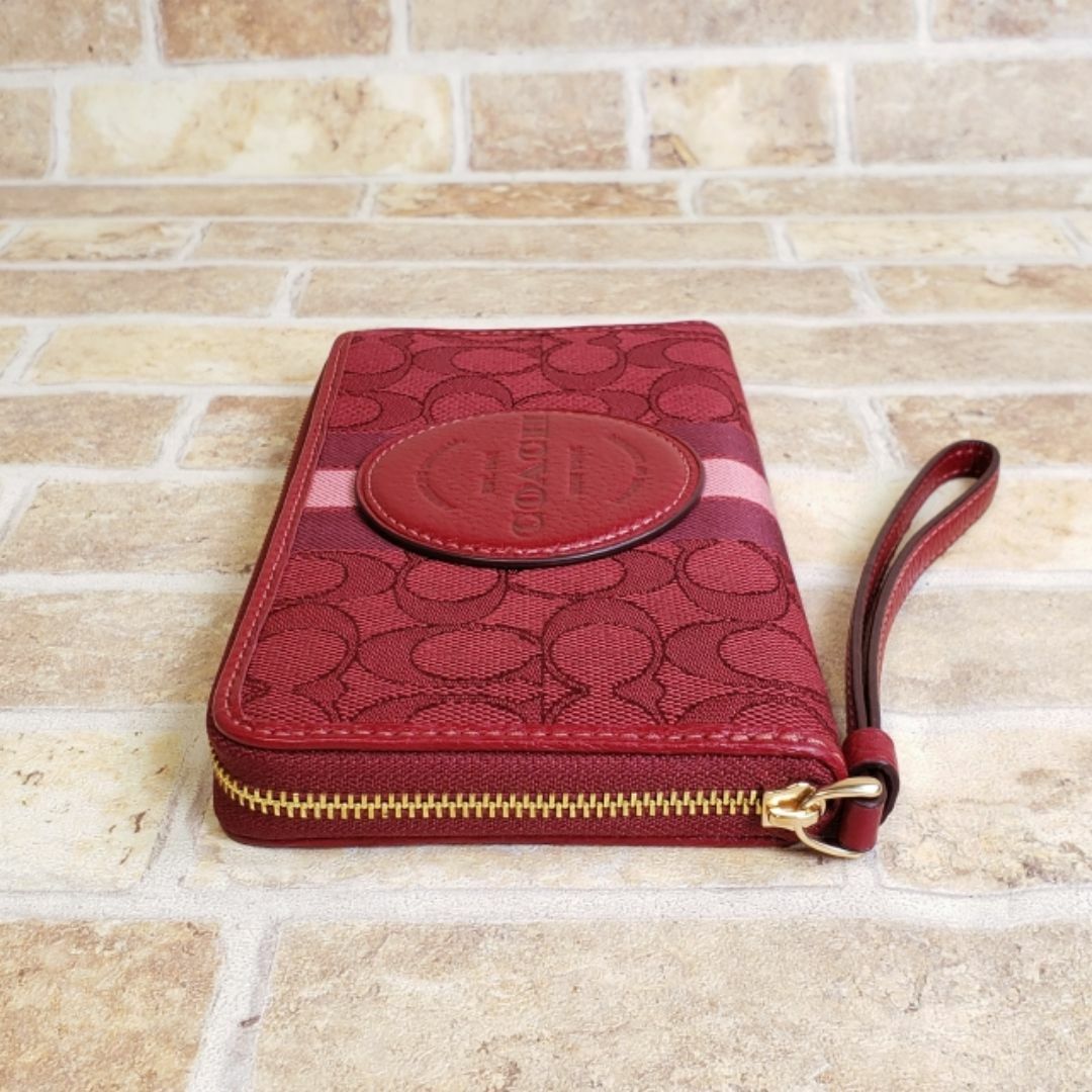 COACH - 美品 コーチ COACH ☆ デンプシー シグネチャー 長財布 COACH - 美品 コーチ COACH ☆ デンプシー シグネチャー 長財布