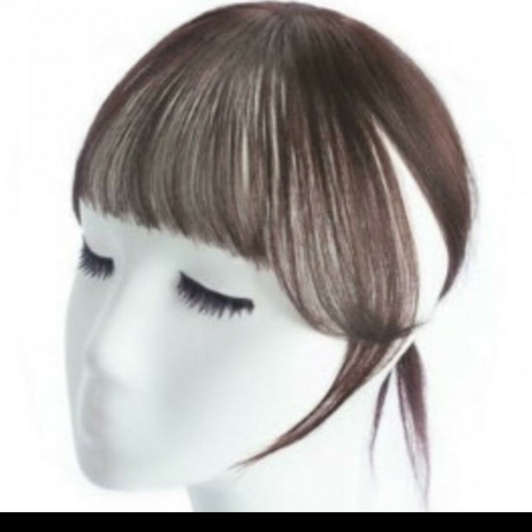 頭頂部ウィッグ 25cm ヘアピース 部分かつら ダークブラウンの 頭頂部ウィッグ 25cm ヘアピース 部分かつら ダークブラウンの