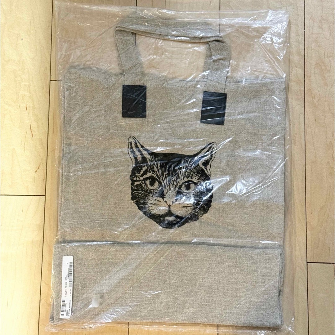 GUCCI - GUCCI グッチ ガーデン マチつき トートバッグ キャット GUCCI - GUCCI グッチ ガーデン マチつき トートバッグ キャット