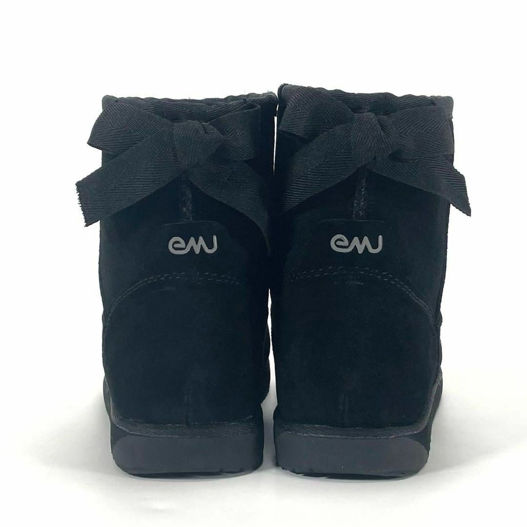 EMU - 希少 emu エミュー スピンドル ミニ ブーツ ショート 黒 EMU - 希少 emu エミュー スピンドル ミニ ブーツ ショート 黒