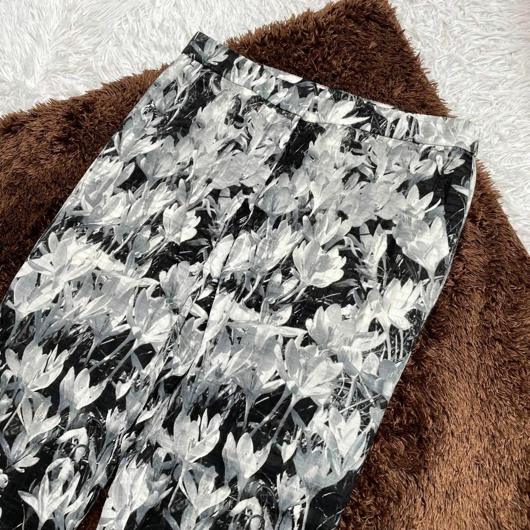 美品】DRIES VAN NOTEN ドリス 花柄 総柄 パンツ 36 上品 美品】DRIES VAN NOTEN ドリス 花柄 総柄 パンツ 36 上品