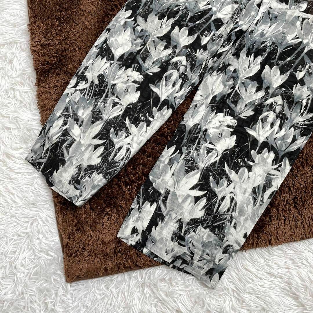 美品】DRIES VAN NOTEN ドリス 花柄 総柄 パンツ 36 上品 美品】DRIES VAN NOTEN ドリス 花柄 総柄 パンツ 36 上品