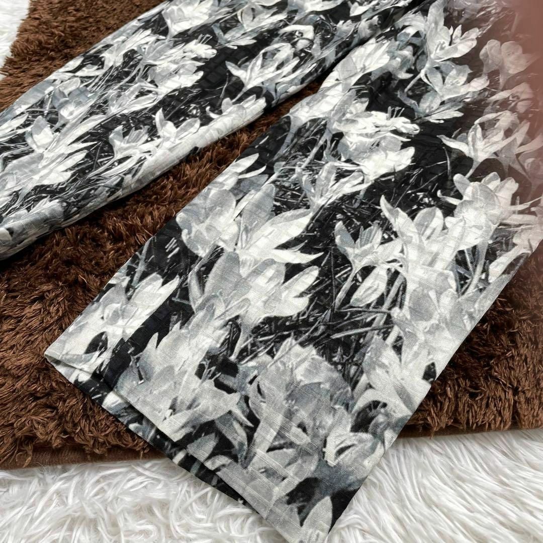 美品】DRIES VAN NOTEN ドリス 花柄 総柄 パンツ 36 上品 美品】DRIES VAN NOTEN ドリス 花柄 総柄 パンツ 36 上品
