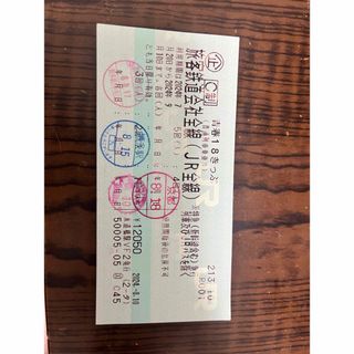 青春18きっぷ　1回分(鉄道乗車券)