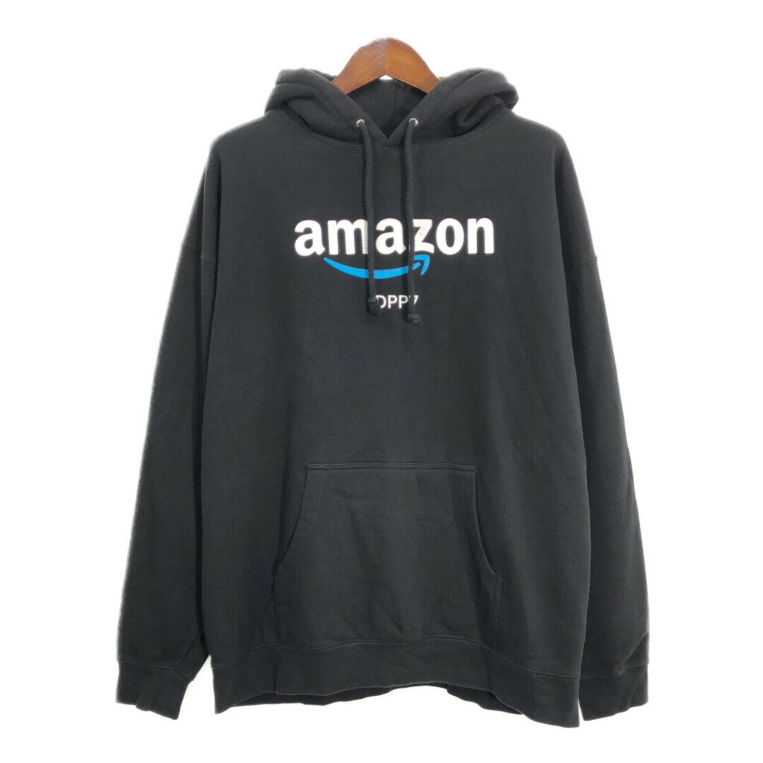 【メール便無料】 amazon アマゾン スウェット パーカー 大きいサイズ 企業ロゴ パーカー