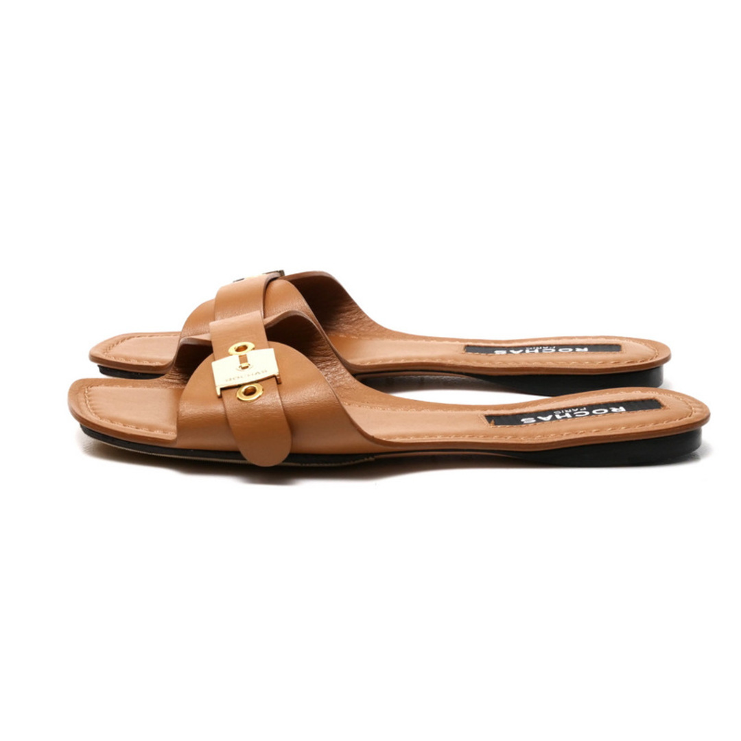 □美品□Rochas ロシャス サンダル サイズ35 フラットサンダル □美品□Rochas ロシャス サンダル サイズ35 フラットサンダル