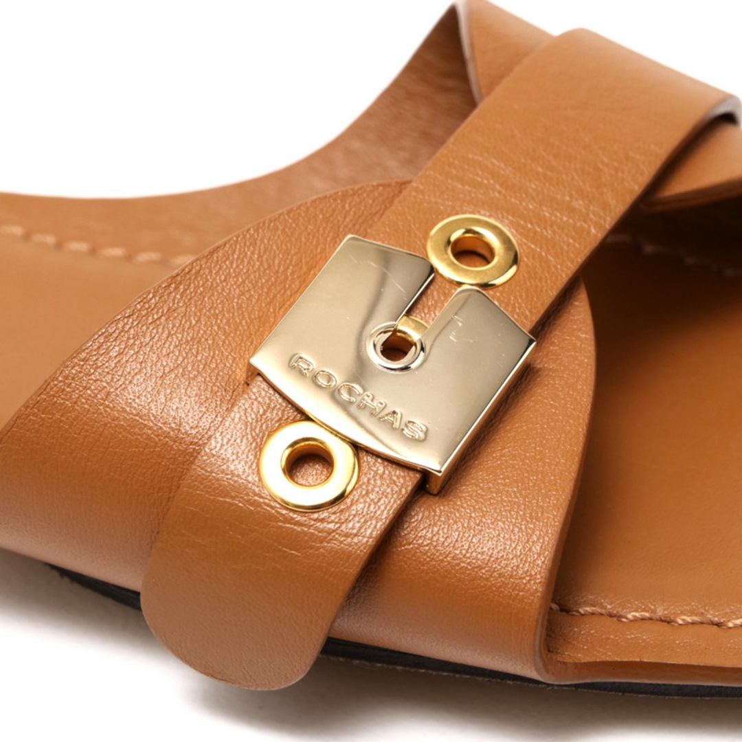 □美品□Rochas ロシャス サンダル サイズ35 フラットサンダル □美品□Rochas ロシャス サンダル サイズ35 フラットサンダル