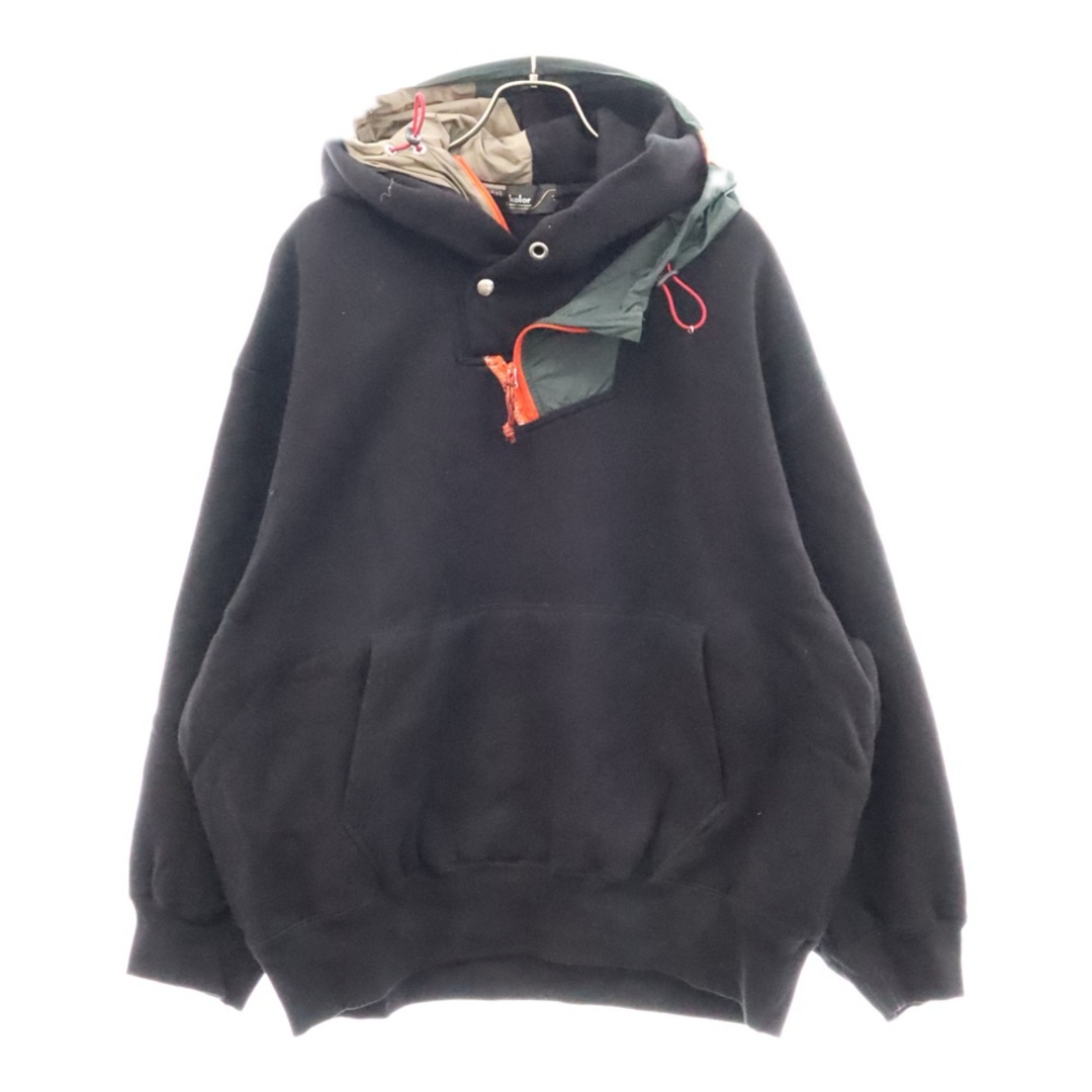 kolor - kolor カラー 22AW ナイロン切り替え プルオーバー kolor - kolor カラー 22AW ナイロン切り替え プルオーバー