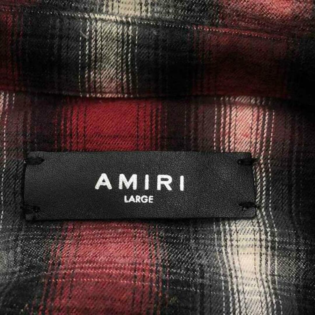 AMIRI - AMIRI / アミリ | ダメージ加工 チェック シャツ | L AMIRI - AMIRI / アミリ | ダメージ加工 チェック シャツ | L