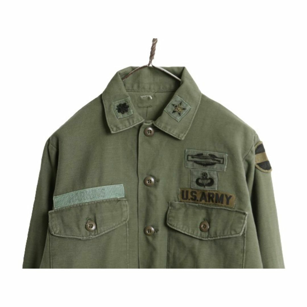 70s 74年製 米軍実物 US ARMY コットン サテン ユーティリティ 70s 74年製 米軍実物 US ARMY コットン サテン ユーティリティ