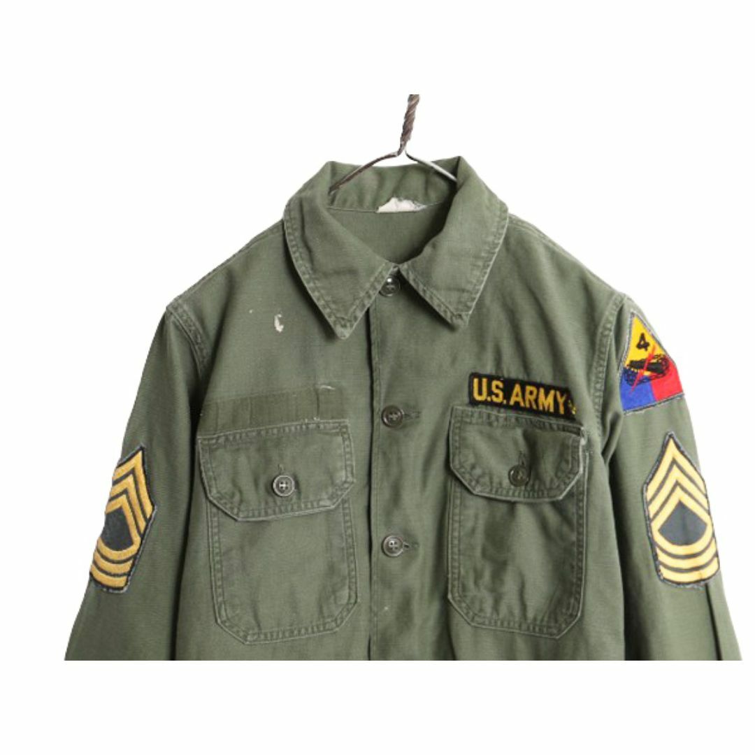 60s 65年製 米軍実物 US ARMY コットン サテン ユーティリティ 60s 65年製 米軍実物 US ARMY コットン サテン ユーティリティ