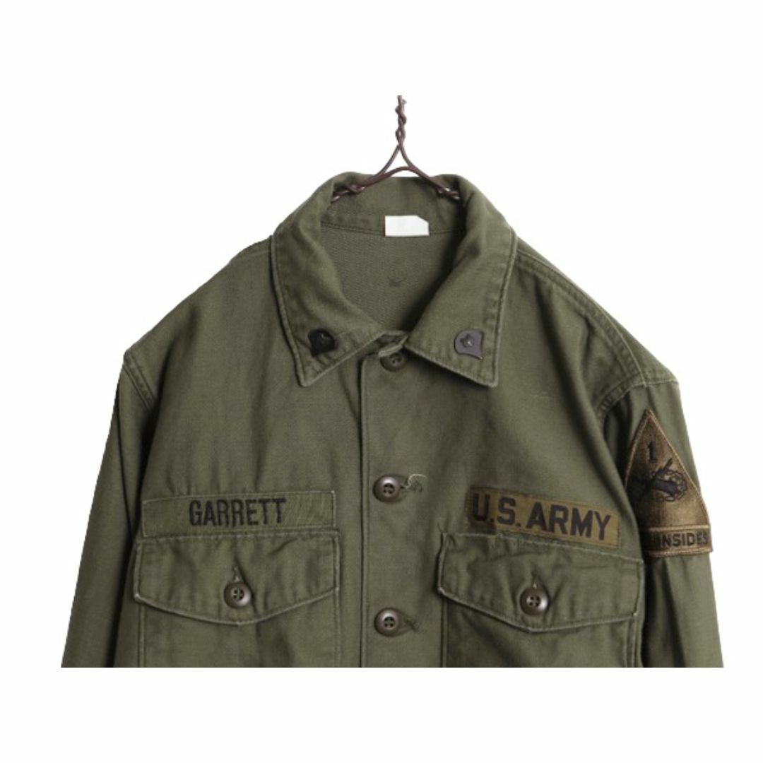 70s 70年製 米軍実物 US ARMY コットン サテン ユーティリティ 70s 70年製 米軍実物 US ARMY コットン サテン ユーティリティ
