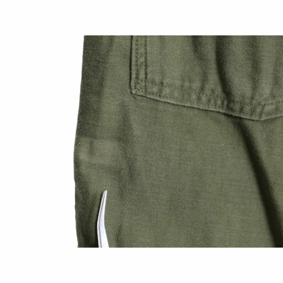 70s 71年製 US ARMY 米軍実物 コットン サテン ベイカー パンツ 70s 71年製 US ARMY 米軍実物 コットン サテン ベイカー パンツ