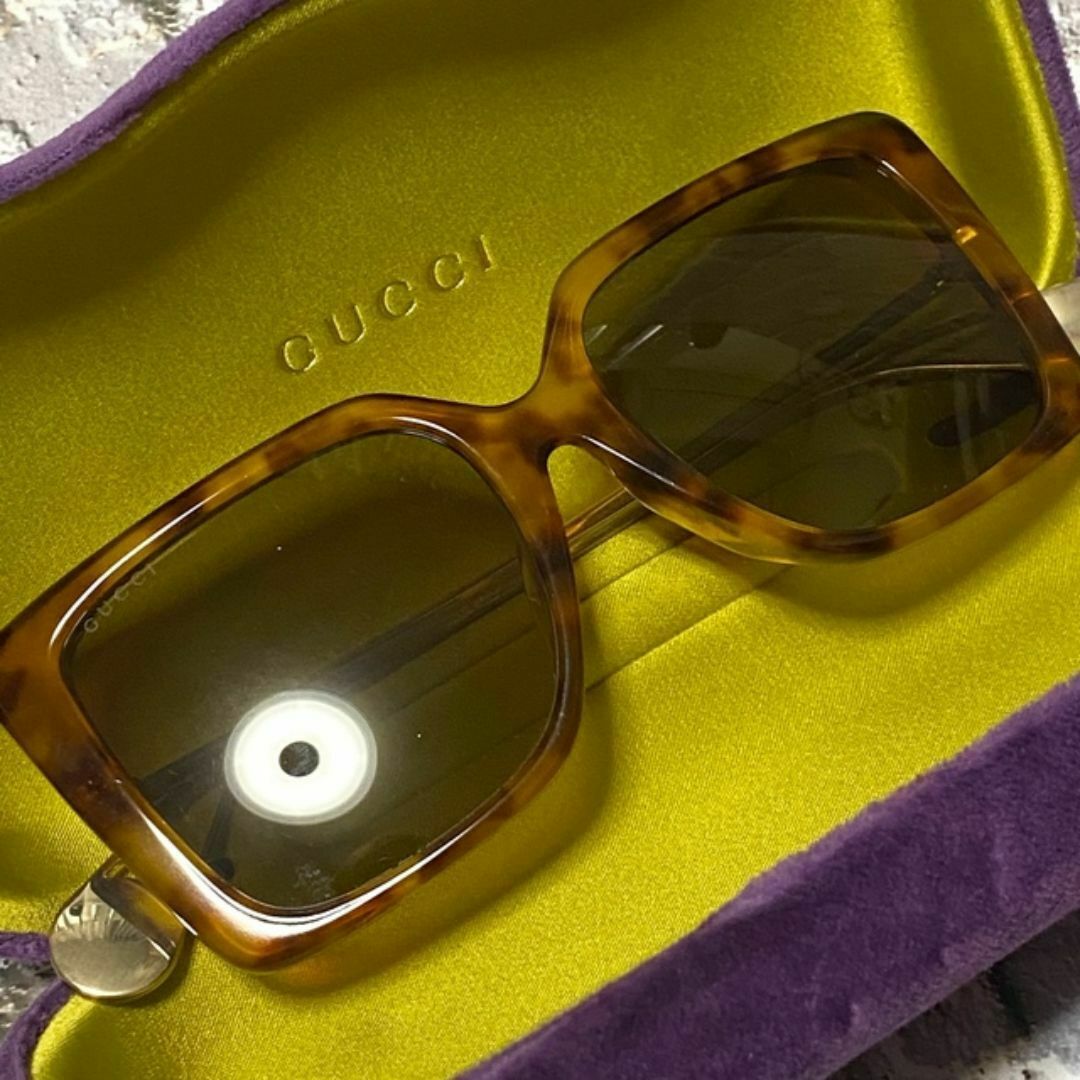 GUCCI グッチ べっ甲風 サングラス GUCCI グッチ べっ甲風 サングラス