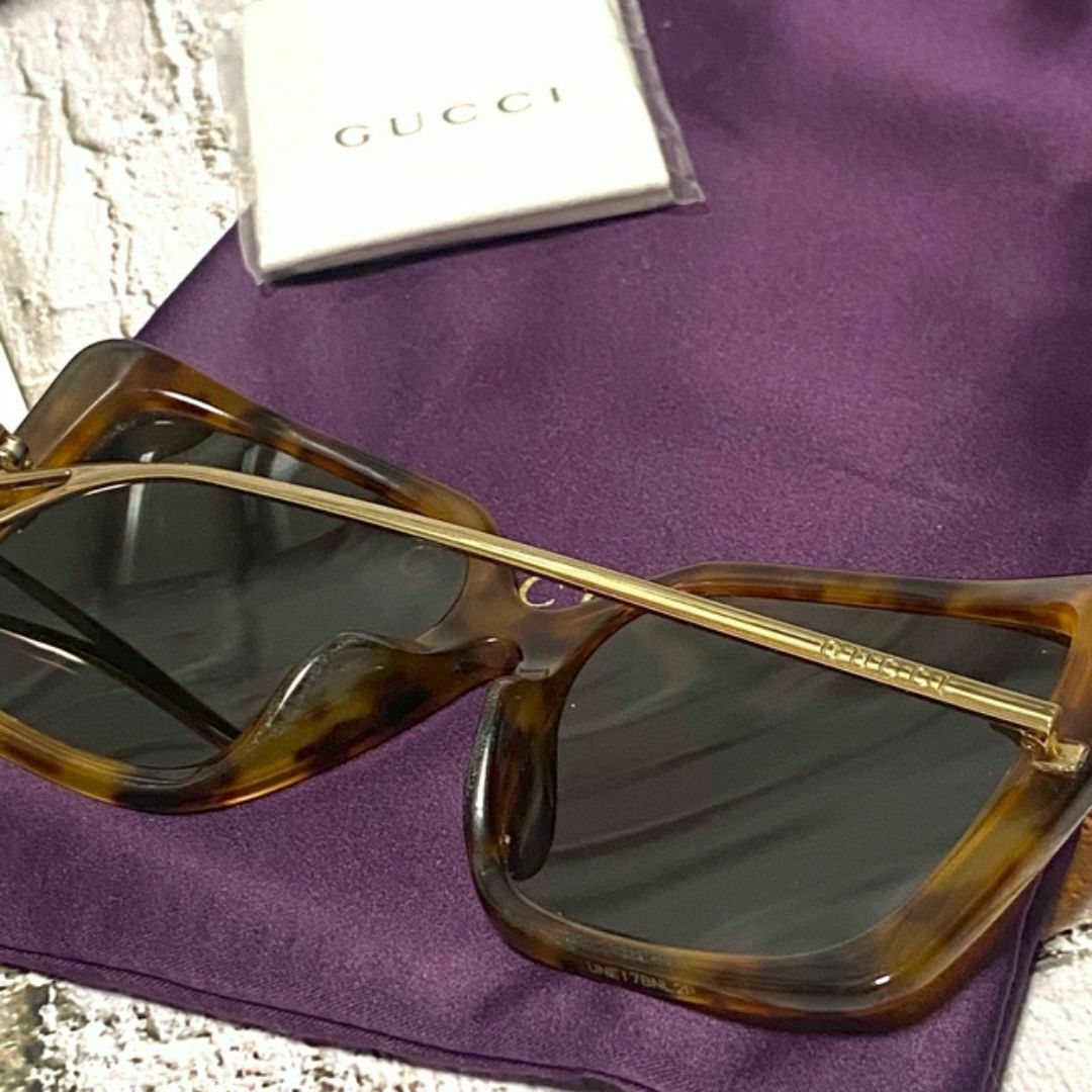 GUCCI グッチ べっ甲風 サングラス GUCCI グッチ べっ甲風 サングラス