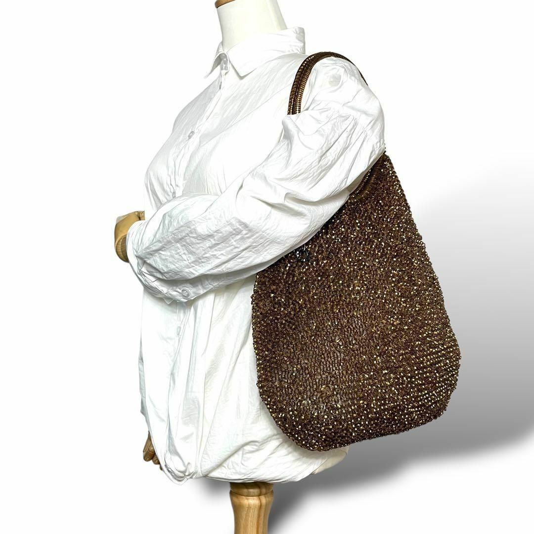 美品】ANTEPRIMA アンテプリマ ワイヤーバッグ ゴールド 0951 美品】ANTEPRIMA アンテプリマ ワイヤーバッグ ゴールド 0951