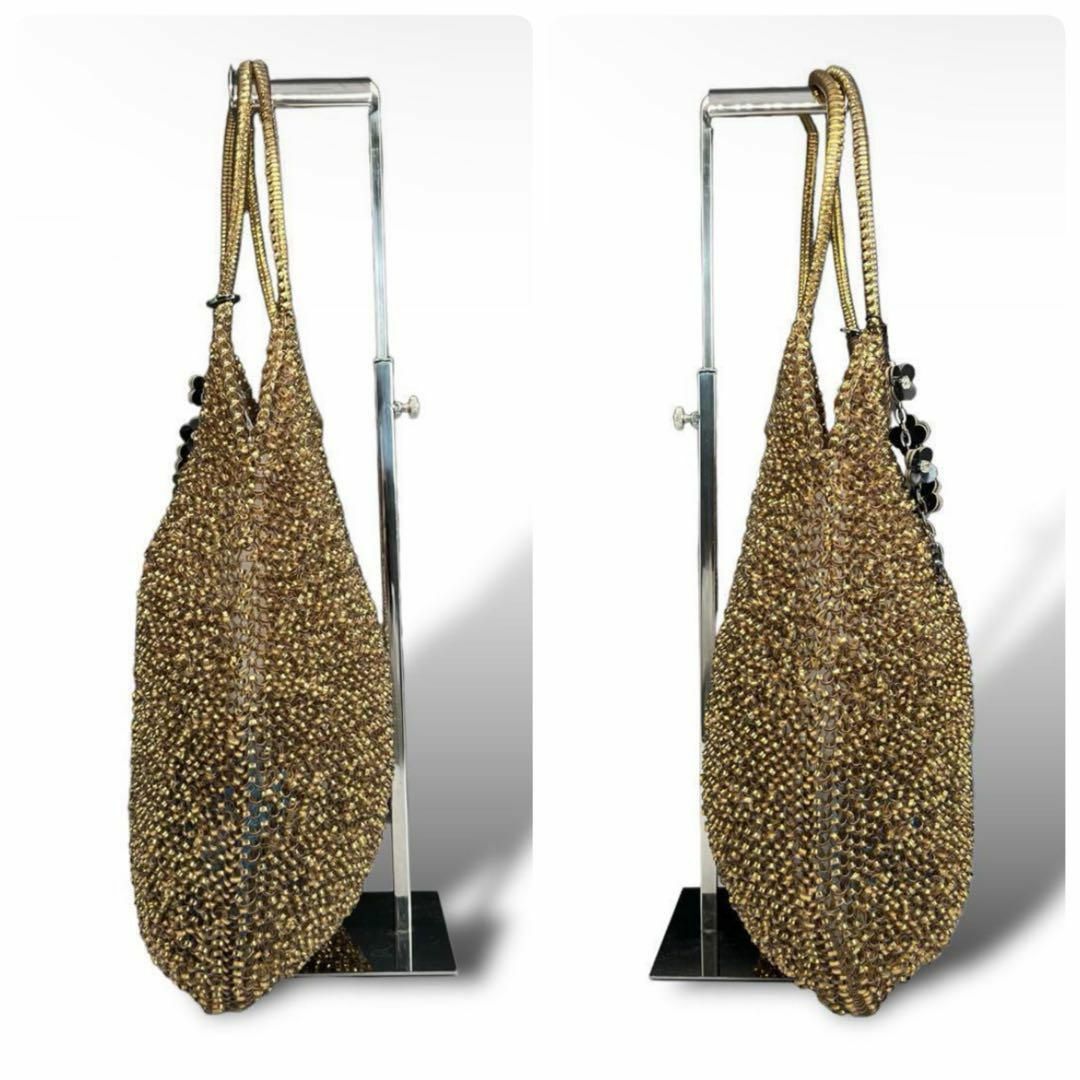 美品】ANTEPRIMA アンテプリマ ワイヤーバッグ ゴールド 0951 美品】ANTEPRIMA アンテプリマ ワイヤーバッグ ゴールド 0951