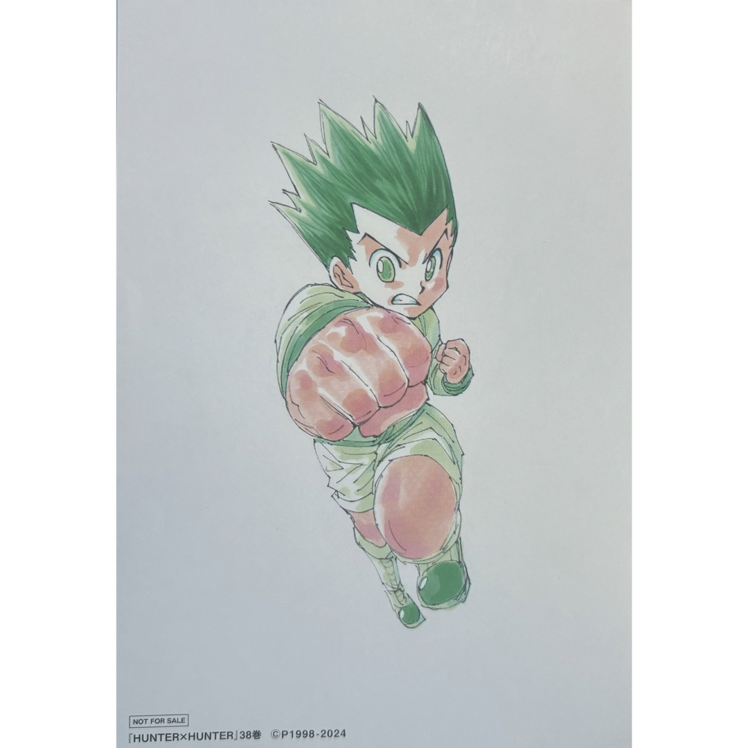 HUNTER×HUNTER 38巻 特典 ハンターハンター イラストカードの HUNTER×HUNTER 38巻 特典 ハンターハンター イラストカードの