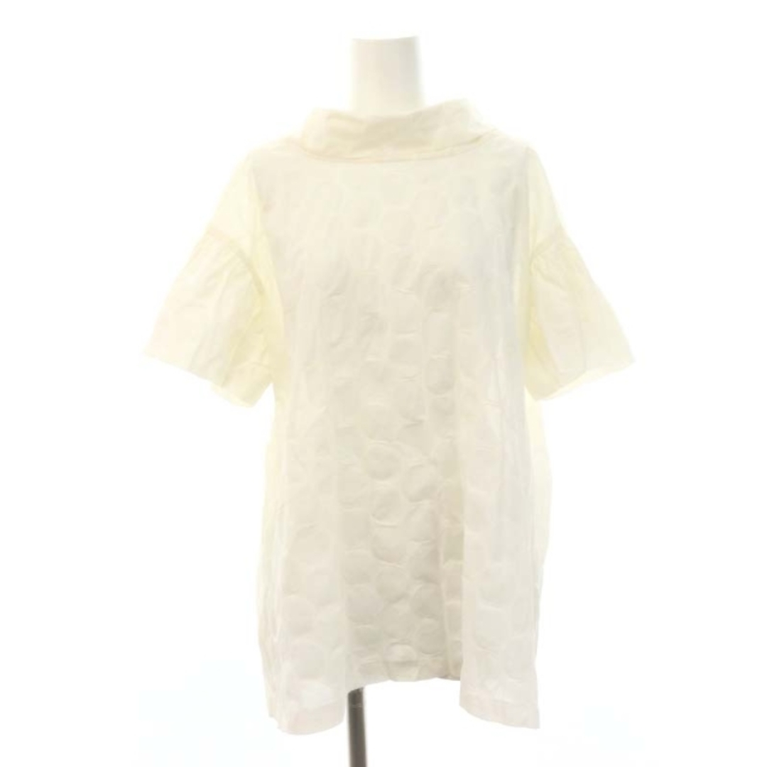 シーニュ cygne 透かしドットトップス Alain ブラウス 半袖 トップス シーニュ cygne 透かしドットトップス Alain ブラウス 半袖 トップス