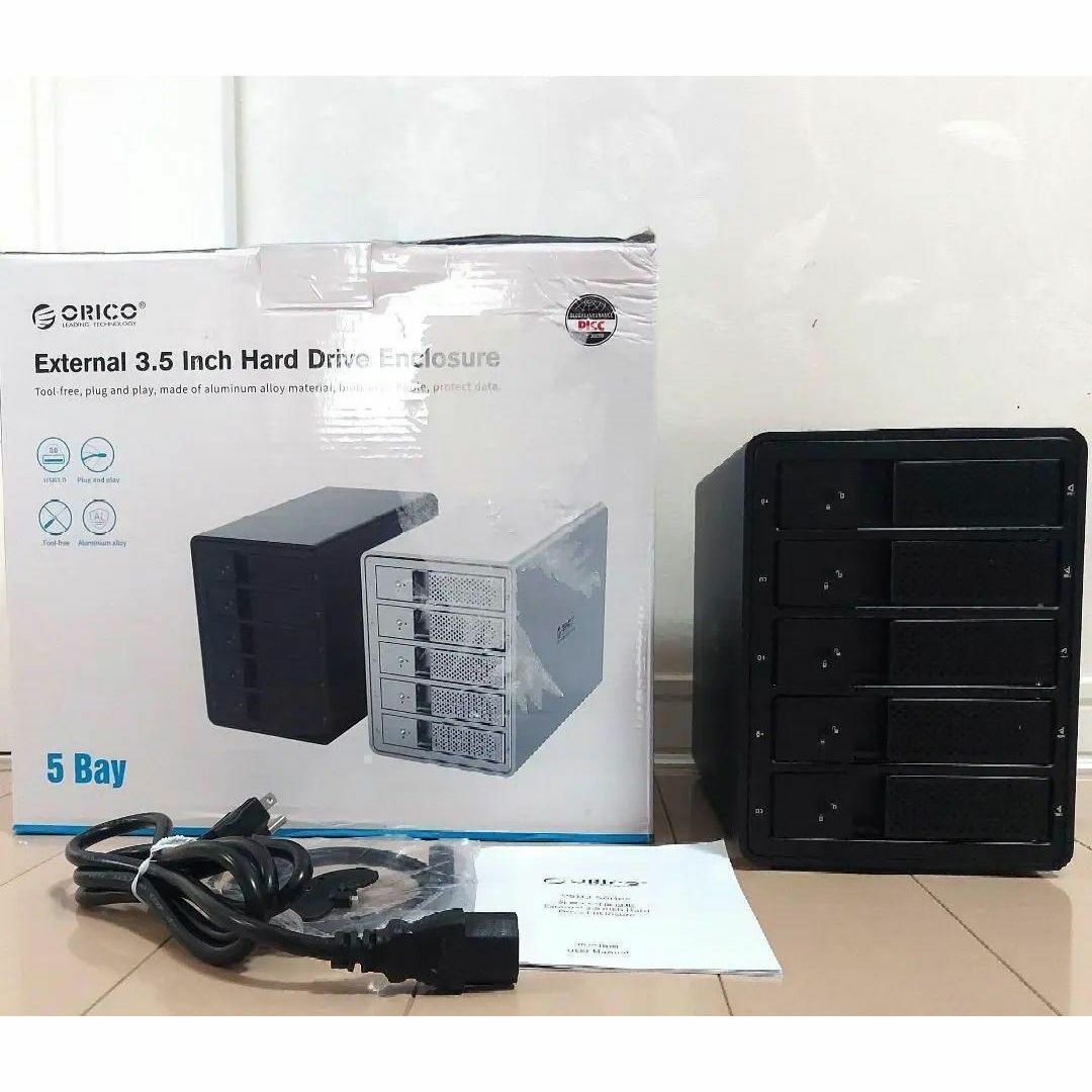 Amazon.co.jp: ORICO 3.5インチ HDDケース 5ベイ USB3.0接続