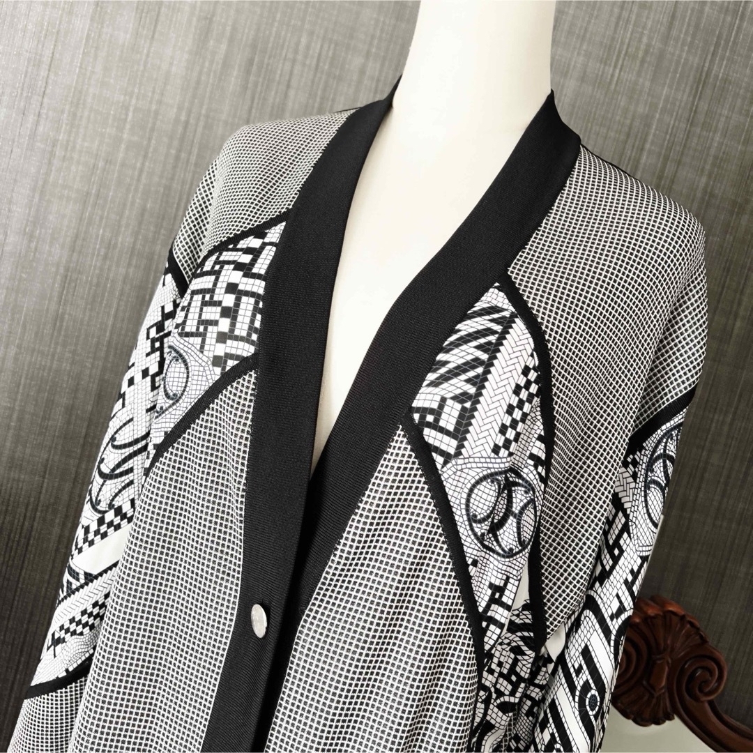 HERMES - 未使用 HERMESエルメス リフト チェック モノトーン HERMES - 未使用 HERMESエルメス リフト チェック モノトーン