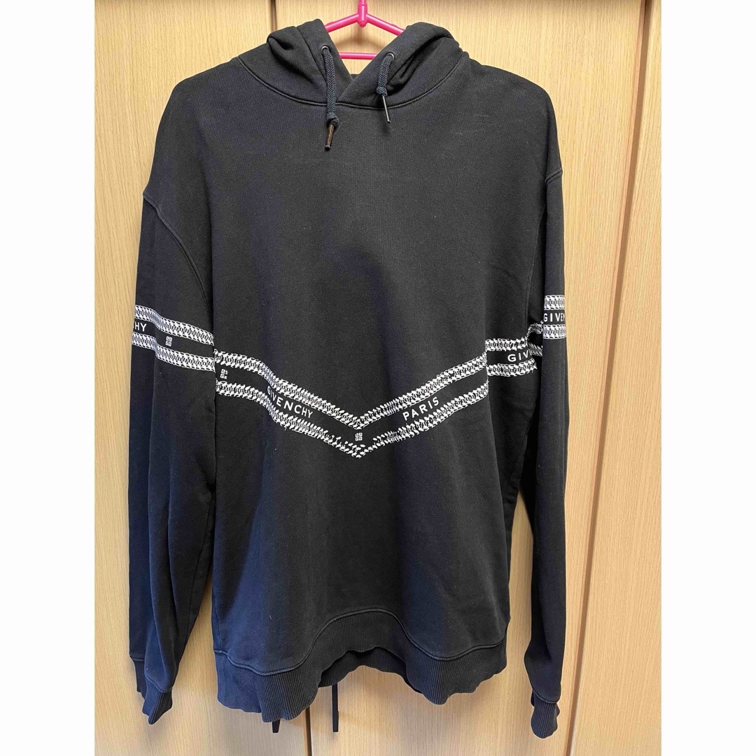 GIVENCHY - 正規 Givenchy ジバンシィ チェーン ロゴ フーディー GIVENCHY - 正規 Givenchy ジバンシィ チェーン ロゴ フーディー