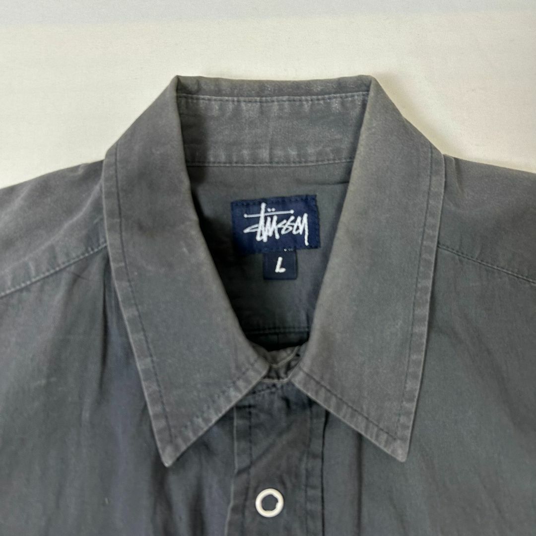 90s USA製 紺タグ OLD STUSSY 見合わ ステューシー 半袖シャツ 90s USA製 紺タグ OLD STUSSY 見合わ ステューシー 半袖シャツ